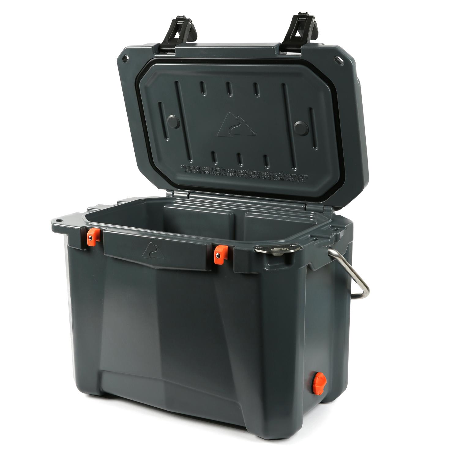2025 Ozark Trail 26 Quart High Performance Roto-Molded Cooler with MicrobanA , Gray
