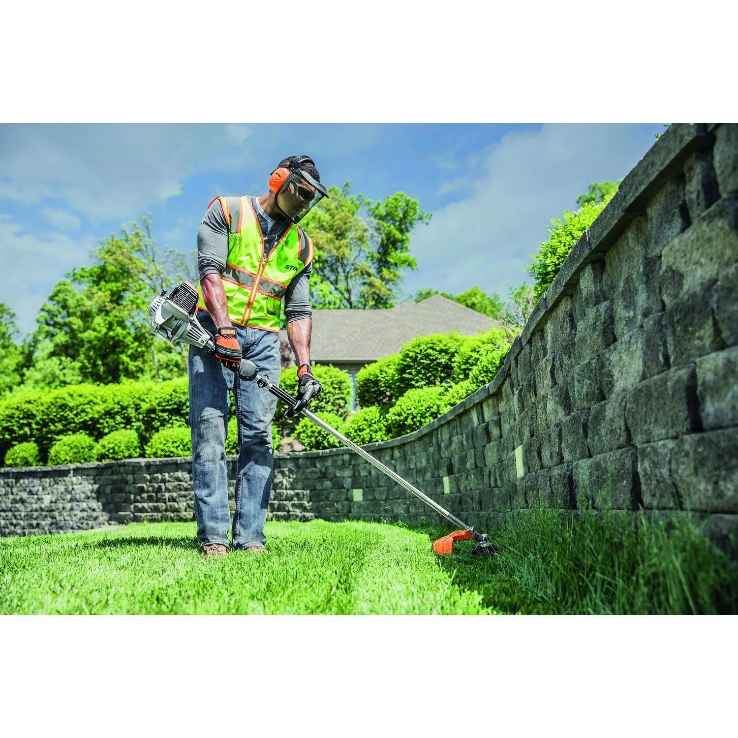 Husqvarna 128LD Gas Line Trimmer, 28cc, 17-Inch Cutting Width, Lightweight, Versatile, Homeowner-Friendly