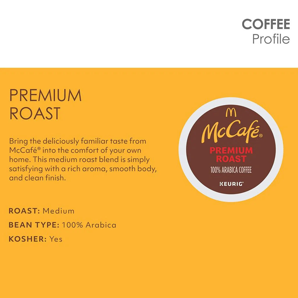 McCafé Premium Roast Medium Coffee Pods