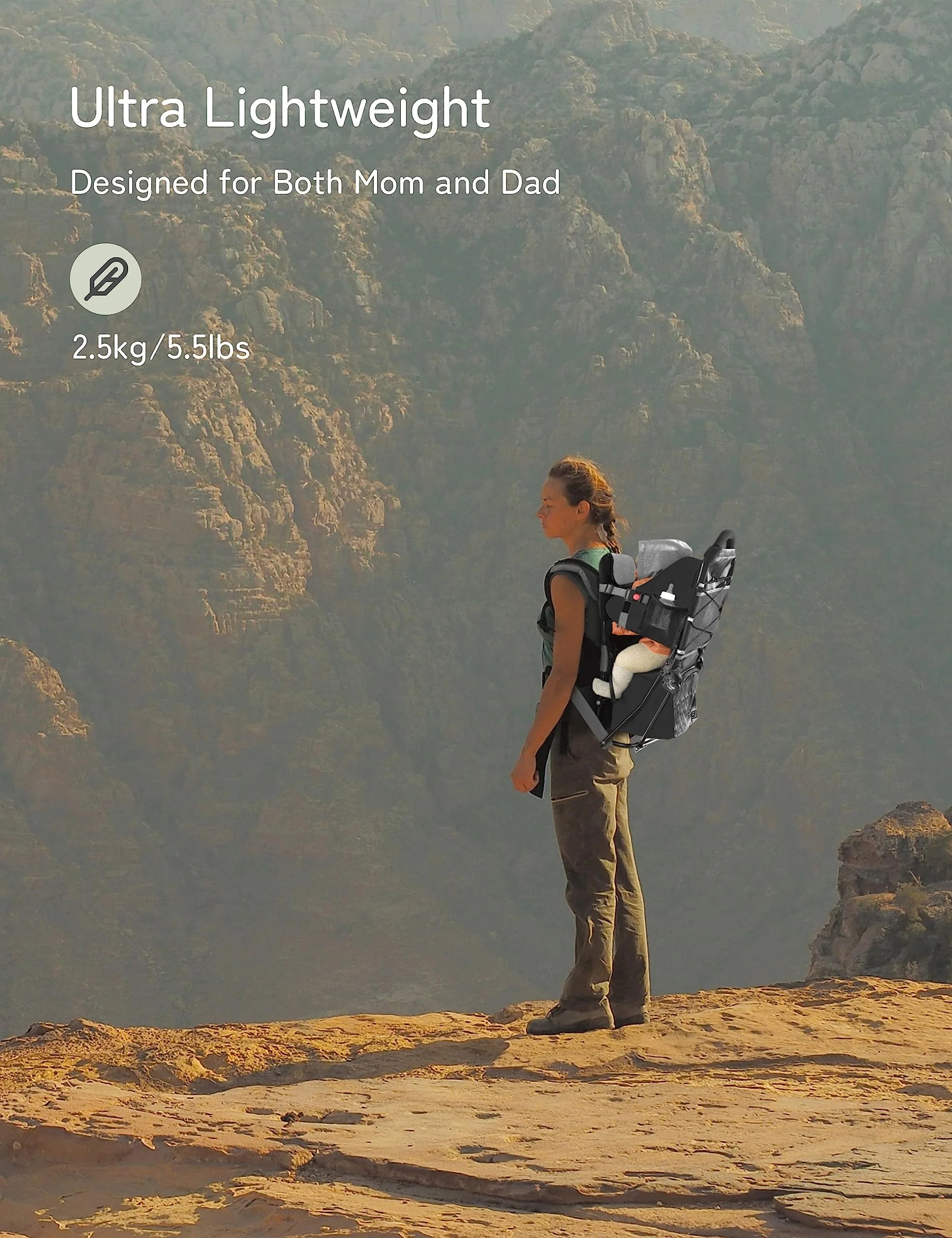 Besrey Baby Backpack Carrier, Toddler Hiking Backpack