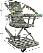 Summit Viper SD Climbing Treestand �� Lightweight Aluminum, Foam Padded Seat, 300 lbs Capacity, Includes Safety Harness
