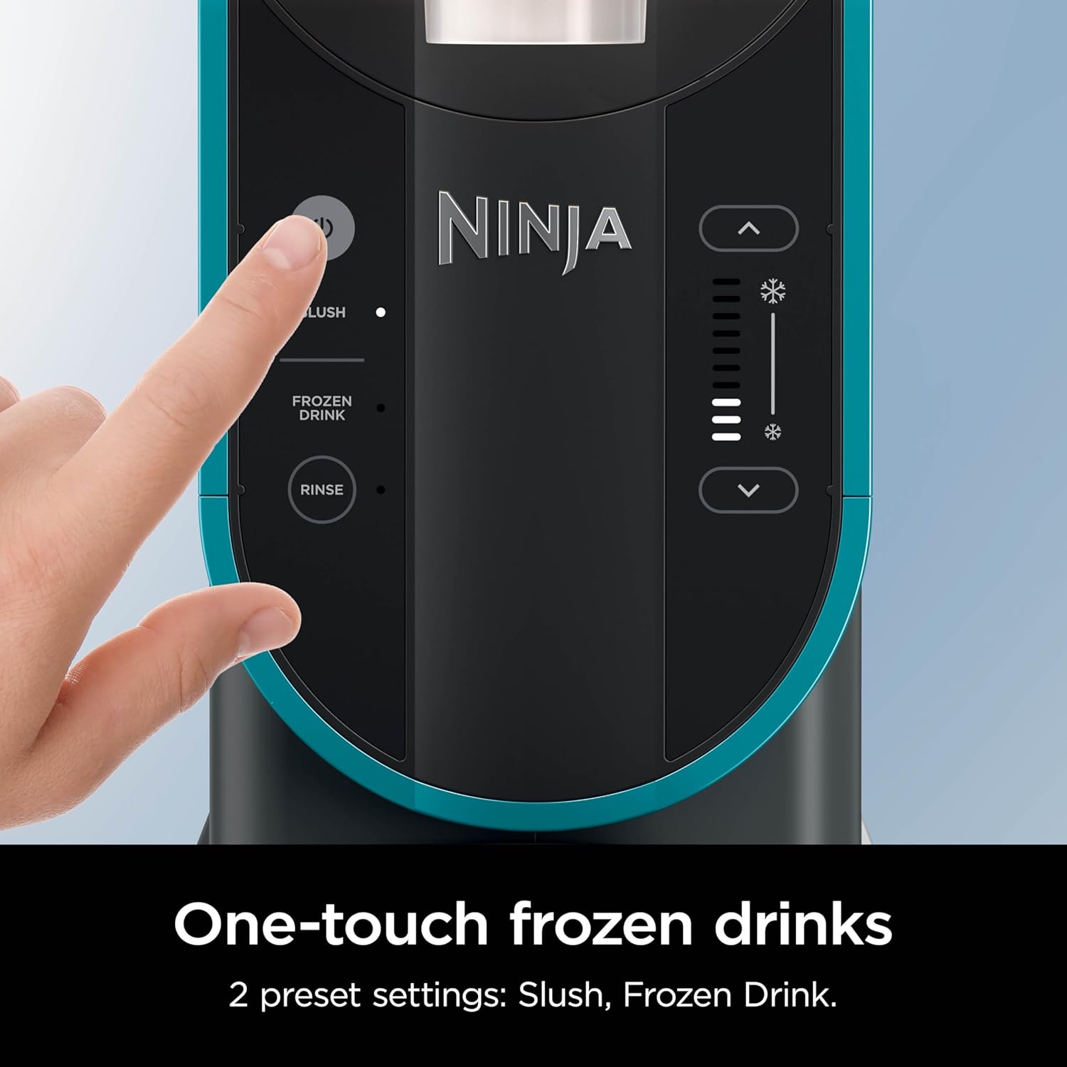 Ninja SLUSHi with RapidChill Technology, 88 oz. Frozen Drink & Slushie Machine, 5 Preset Programs, Margaritas, Frapps More, Premium Accents, Black, FS301