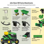 John Deere S100 42 in Riding Lawn Mower – 17.5 HP Gas Hydrostatic Drive