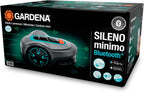 Gardena Robotmaaier SILENO minimo 500 m: intelligente grasmaaier met optimale connectiviteit, programmeerbaar met Gardena Bluetooth-app, DE-versie (15202-20)