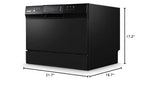 COMFEE' Portable Countertop Dishwasher for Dorm, RV& Apartment