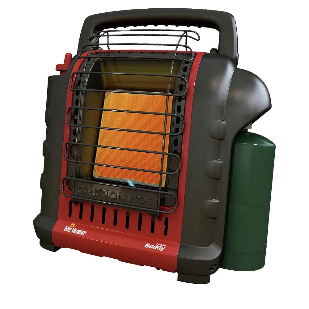 Mr. Heater Portable Buddy 9000 BTU Propane Heater – Compact, Indoor/Outdoor Use, Safety Features, Made in USA