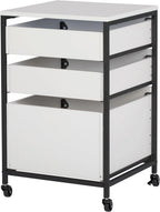 4-layer portable storage organizer box, suitable for bathrooms, kitchens, handicrafts, home offices or laundry rooms. The color is charcoal grey/white.