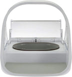 SureFeed Automatic Microchip Pet Feeder for Cats – Dual Wet & Dry Food Compartments, Lightweight Design, Includes Pet Towel