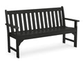 5′ Vineyard Outdoor Bench, in Black