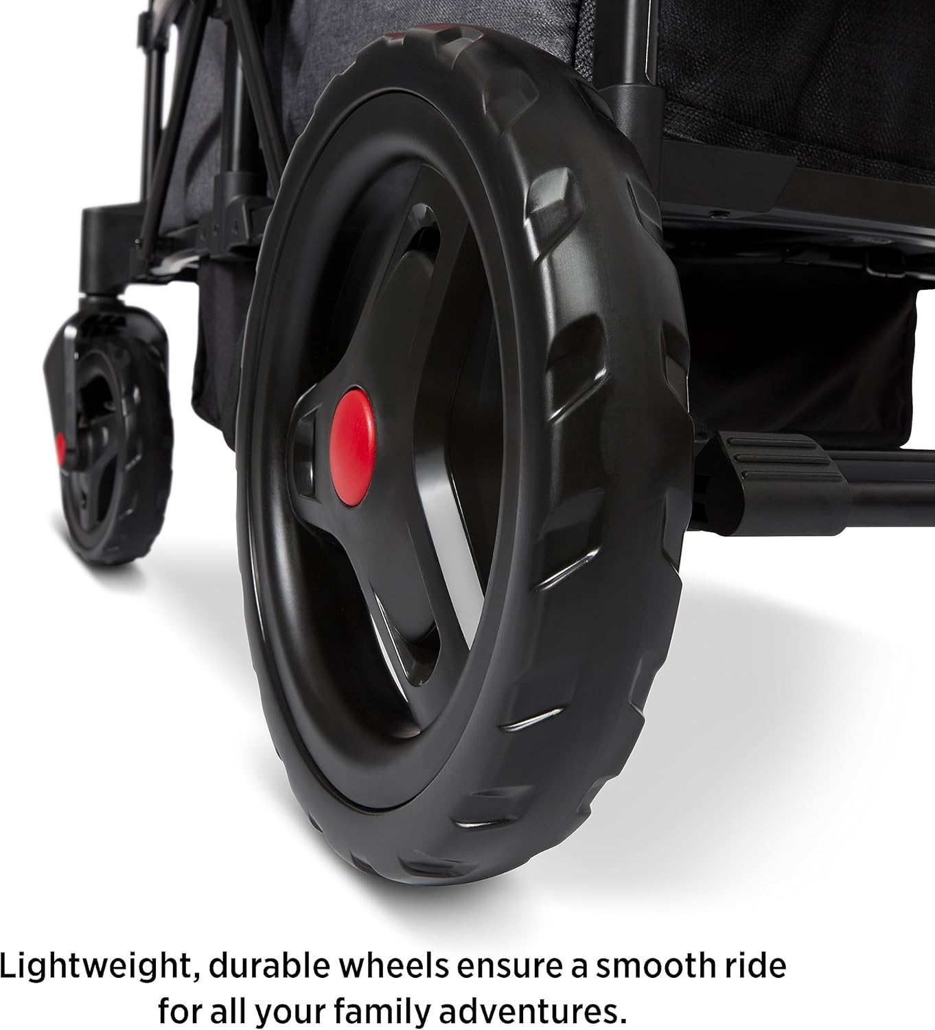 Stroller Wagon, 4 Seater Wagon Stroller for Kids with Low Sides, Baby Stroller Wagon, Quad Stroller