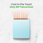 Envi Plug-in Electric Panel Wall Heaters for Indoor Use, Energy Efficient 24/7 Heating w/Safety Sensor Protection