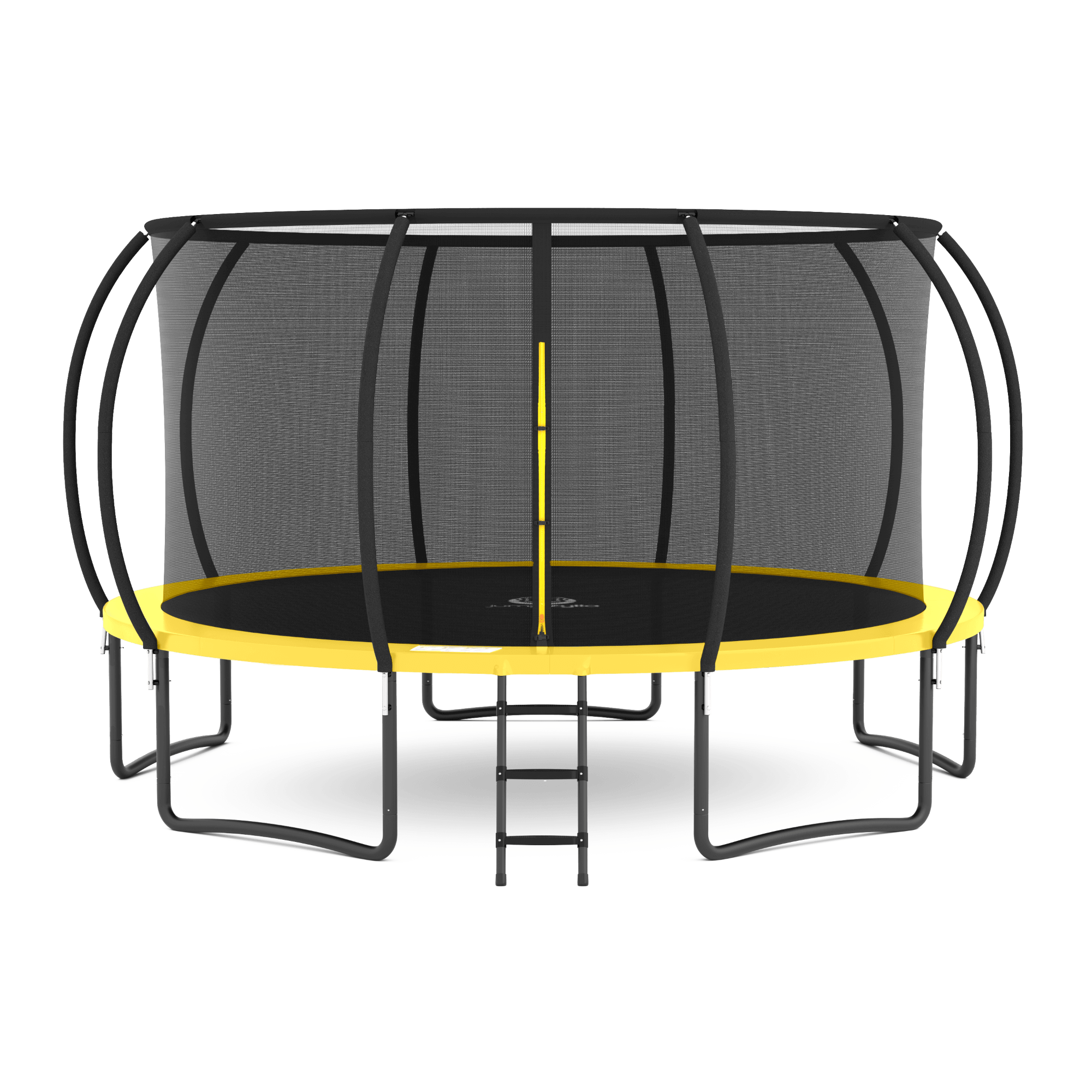 Jumpzylla 16FT Trampoline with Enclosure & Double Color Pad, ASTM Certified, 4-Leg Stability