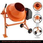 T-Mech Electric Cement Mixer, 70 Litre