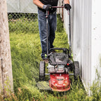 Walk Behind String Mower With 160cc Viper 4-Cycle Engine, 22 ?Cutting Diameter, 14 ?Never-Go-Flat Wheels, Easy Assembly, Adjustable Handlebar, Model # 40314