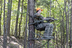 Summit Viper SD Climbing Treestand �� Lightweight Aluminum, Foam Padded Seat, 300 lbs Capacity, Includes Safety Harness