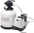Intex 3000 GPH Sand Filter Pump for Above Ground Pools with Deluxe Maintenance Kit