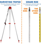 Iglobalbuy Self Leveling Rotary Laser Level System Kit with Surveying Tripod
