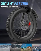 Dual Motor Electric Bike Q20PRO 2000W 52V 40Ah