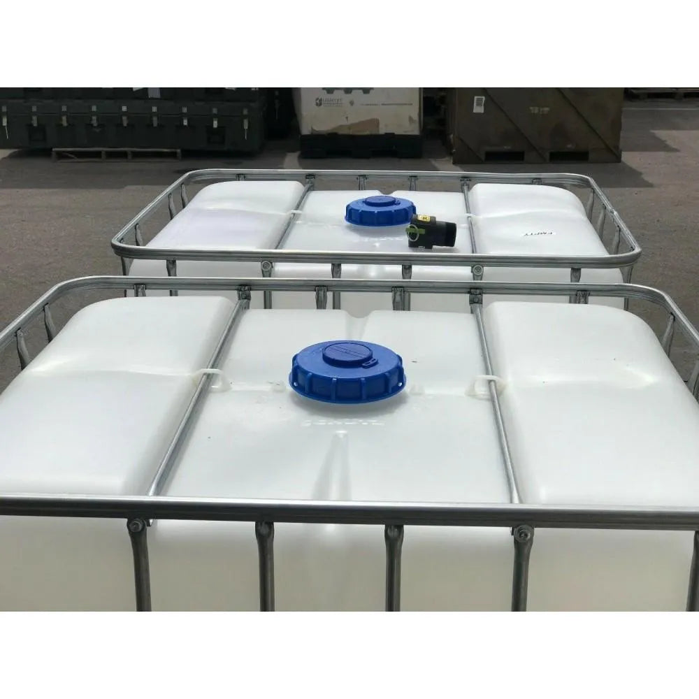 330 Gallon Rainwater Harvesting Container and Food Grade IBC Drinking Water