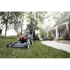 YARDMAX 22′′ 3-in-1 Self Propelled Lawn Mower, 201cc Engine, CVT, Adjustable Height, High-Traction Wheels