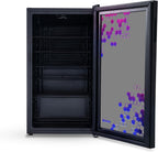 Beverage Refrigerator Cooler | 126 Cans Free Standing with Right Hinge Glass Door | Mini Fridge Beverage Organizer Perfect For Beer, Wine, Soda, And Cooler Drinks