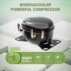 BODEGACOOLER Car Refrigerator, Car Fridge Dual Zone for Outdoor Camping Travel Vehicles Home Use
