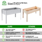 Land Guard Galvanized Raised Garden Bed with Legs