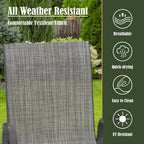 Amopatio Outdoor Dining Set of 5, Patio Table and Chairs Set