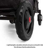 Stroller Wagon, 4 Seater Wagon Stroller for Kids with Low Sides, Baby Stroller Wagon, Quad Stroller