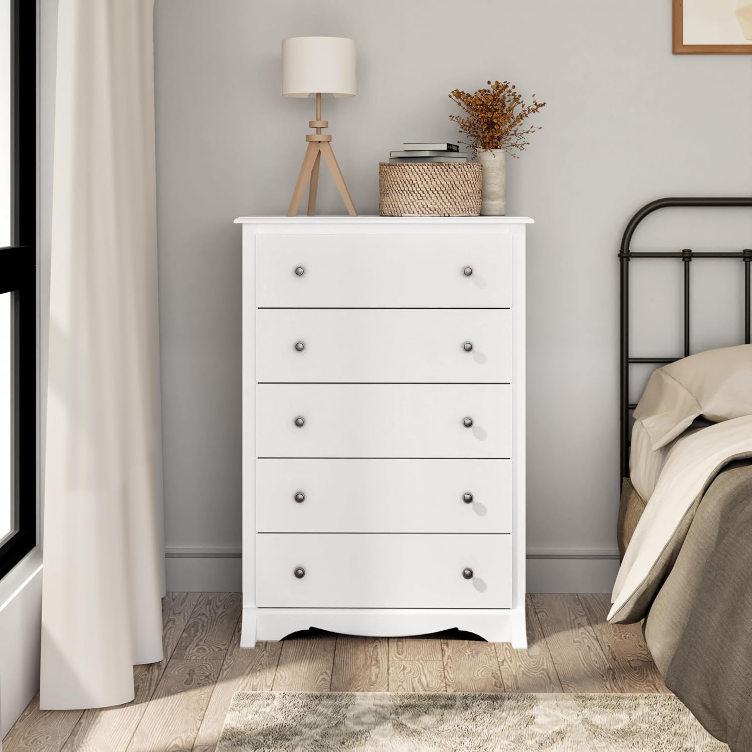 Prepac Sonoma Superior 5-Drawer Chest for Bedroom