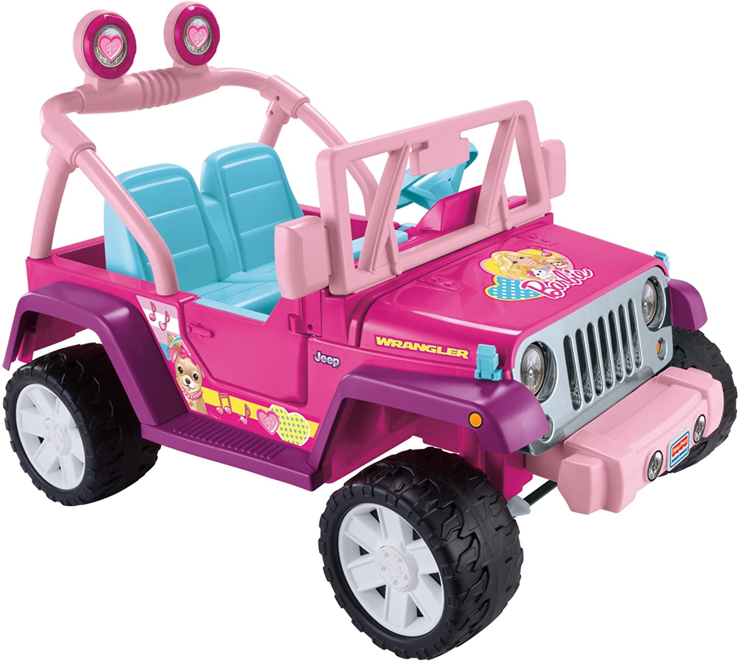 Power Wheels Barbie Jammin Jeep Wrangler