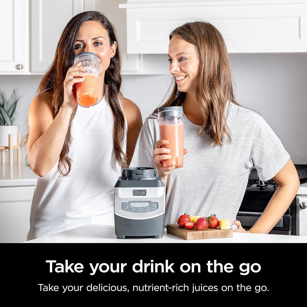 Ninja BL610 Professional 72 Oz Countertop Blender with 1000-Watt Base and Total Crushing Technology for-Smoothies, Ice and Frozen Fruit, Black