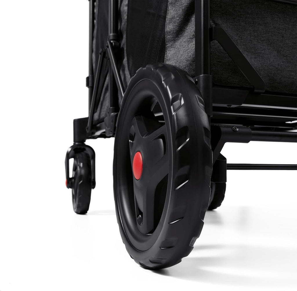 Stroller Wagon, 4 Seater Wagon Stroller for Kids with Low Sides, Baby Stroller Wagon, Quad Stroller