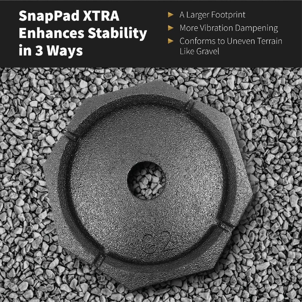 SnapPad Xtra 9" RV Round Leveling Jack Pads 6-Pack