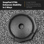 SnapPad Xtra 9" RV Round Leveling Jack Pads 6-Pack