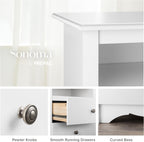 Prepac Sonoma Superior 5-Drawer Chest for Bedroom