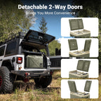 BODEGACOOLER Car Refrigerator, Car Fridge Dual Zone for Outdoor Camping Travel Vehicles Home Use