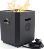 Ukiah Note Portable Propane Fire Pit with Beat to Music Tech & Bluetooth Audio System
