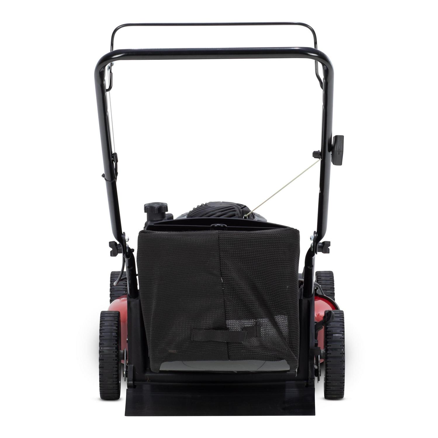 Yard Machines 21′′ Gas Push Lawn Mower, 140cc Briggs & Stratton Engine, Steel Deck, 3-in-1 Cutting