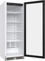 EdgeStar VBM101 22" Wide 10.1 Cu. Ft. Commercial Beverage Merchandiser – Stainless Steel, Temp Alarm, Reversible Door