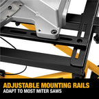 DEWALT Miter Saw Stand With Wheels (DWX726), Yellow
