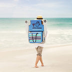 2025 ake Blue Beach Chair, Short