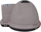Petmate Indigo Dog House (Igloo Dog House, Made in USA with 90% Recycled Materials, All-Weather Protection Pet Shelter) for XL Dogs -90 to 125 pounds, Made in USA