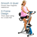 XTerra Fitness FB350 Folding Exercise Bike, Silver