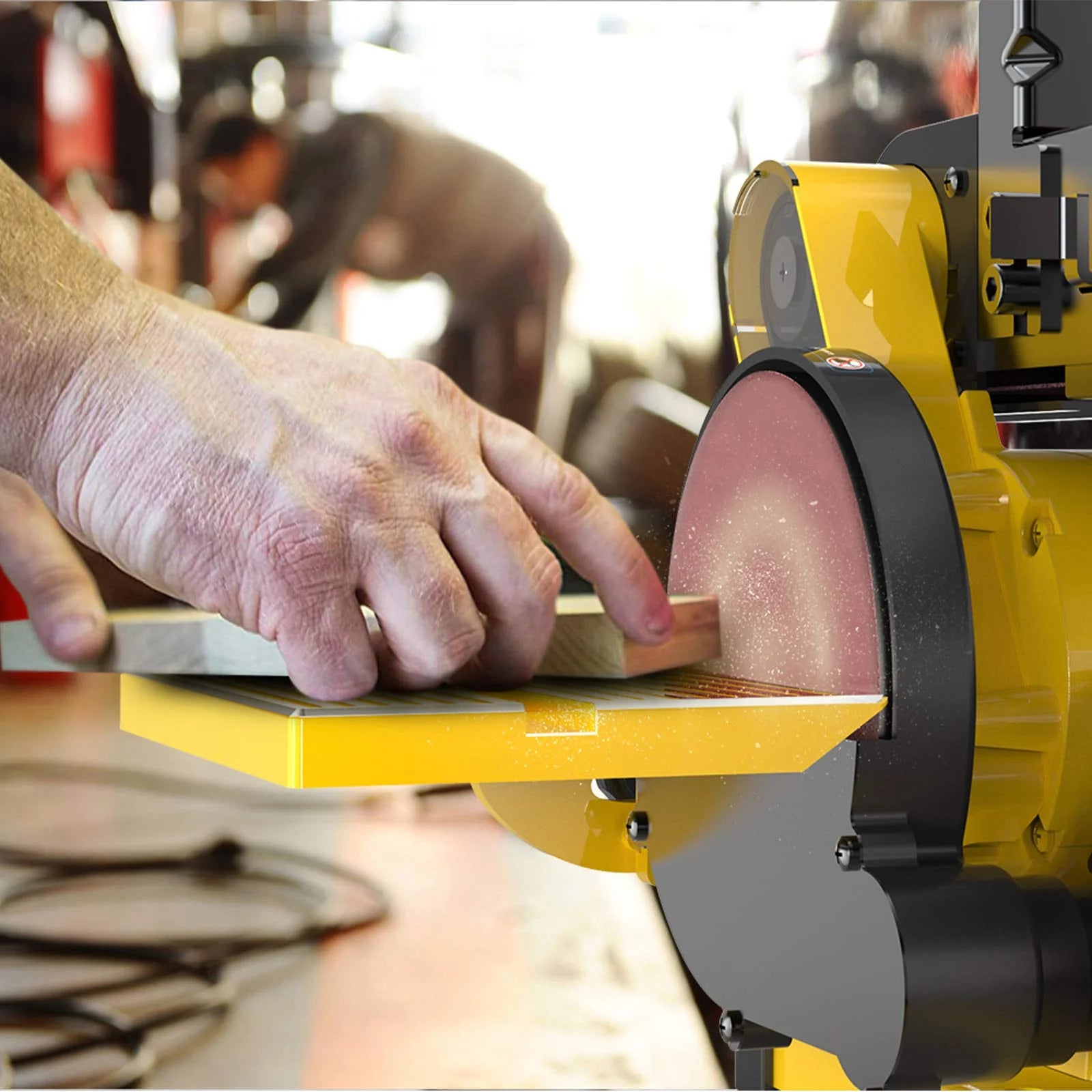 Woodskil 4.3A Belt Sander, 4 x 36 in. Belt & 6 in. Disc Sander