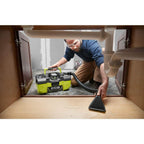 ONE+ 18V Lithium-Ion Cordless 3 Gal. Project Wet/Dry Vacuum with Accessory Storage, 4.0 Ah Battery, and Charger P3240KN