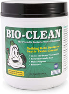 Bio-Clean Natural Drain Cleaner 2lb Canister – Enzyme-Based for Septic Tanks & Grease Traps, Eco-Friendly, 100 Treatments
