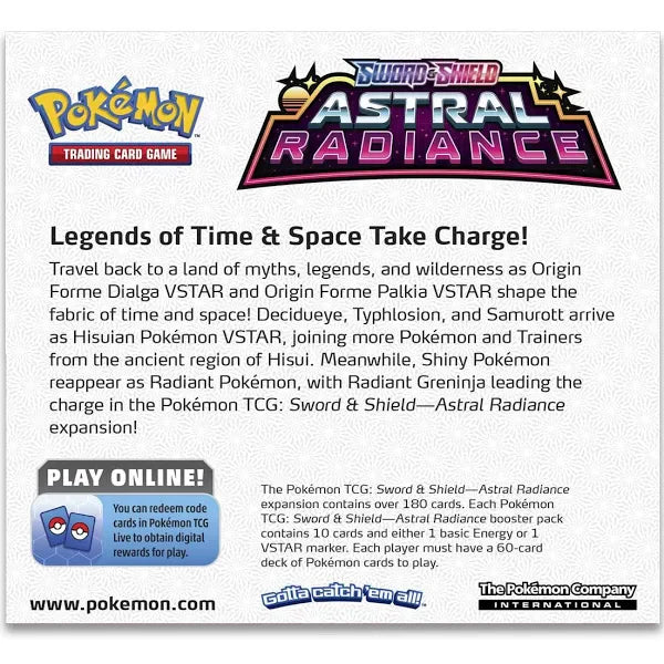 Astral Radiance Elite Trainer Box for Pokemon Sword and Shield