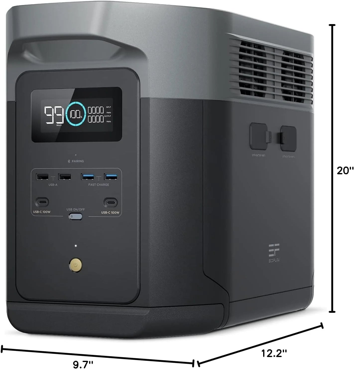 Portable Power Station Delta 2 Max – 2400W Solar Generator