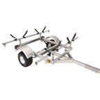Malone LowMax 2 Kayak Trailer, 600 lb Capacity, Galvanized Steel, J/V Racks, LED Lights, USA Made